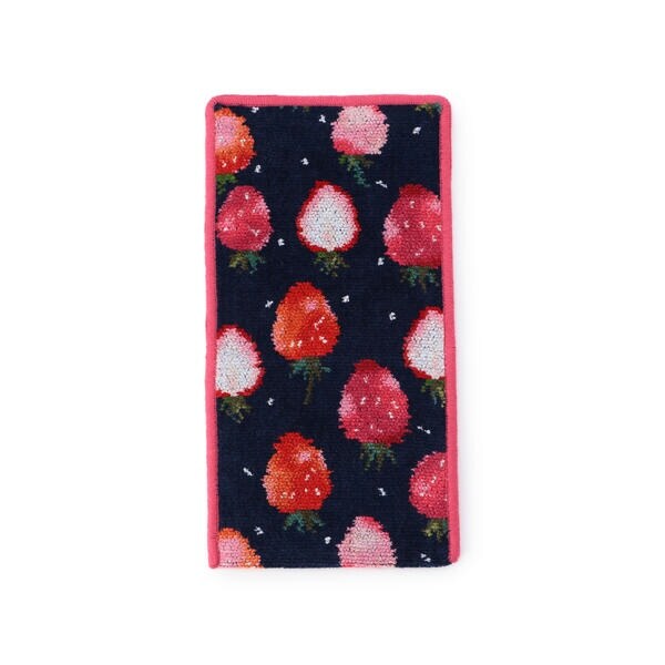 ストロベリードット　 ハンカチポーチ　キー&カードポーチ　セット ストロベリードット ハンカチポーチ キー&カードポーチ セット