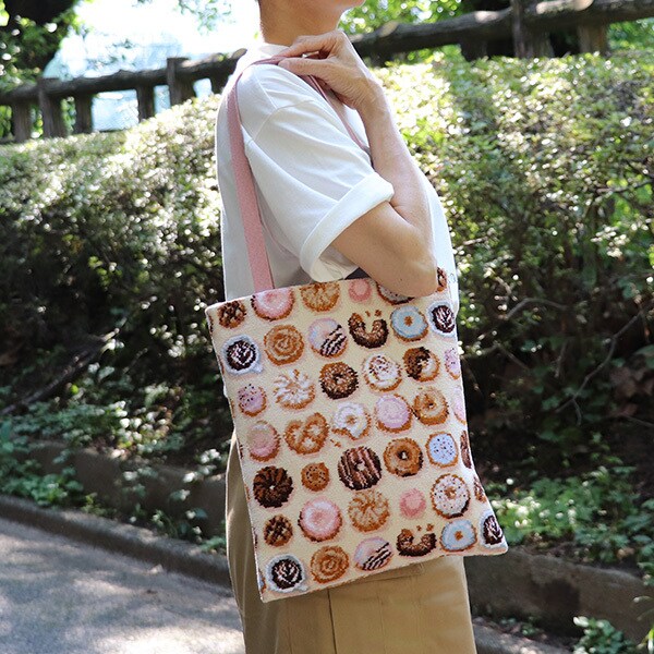 モグモグドーナツ トートバッグ L/MOG-243171 | ラブラリー バイ