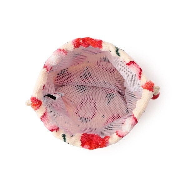 ♡新品未使用♡フェイラー♡ストロベリードット♡完売品♡マチ付き巾着♡ FEILER - 新品 フェイラー ラブラリー いちご巾着 ストロベリー