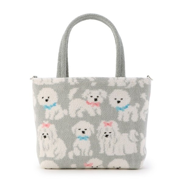 フェイラー バッグ 新品未使用 モフモフワンチャン シルバー モフモフワンチャン バッグ L/MWC-257369 | ラブラリー バイ