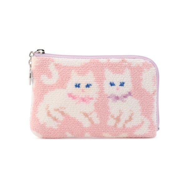 モフモフネコチャン L字ポーチ L/MNC-260279 | ラブラリー バイ