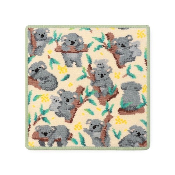 【新品】ラブラリーフェイラー★ホノボノコアラ★巾着 アイボリー21.5×21.5 ホノボノコアラ ハンカチ | ラブラリー バイ フェイラー(LOVERARY BY