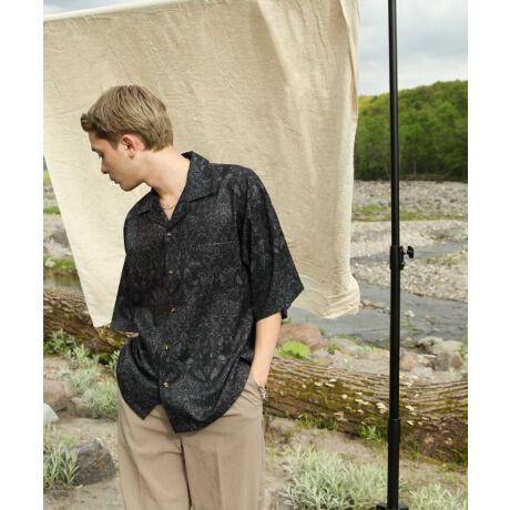 ヨーロピアン古着風総柄ルーズサイズオープンカラーシャツ ニルウェイ Nilway 214 ファッション通販 マルイウェブチャネル