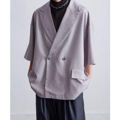 [^:az23167n]yNilway 2024spring/summerzoversize halfsleeve tailored jacket/I[o[TCYn[tX[ue[[hWPbgx[VbNȃfUCŕLX^CɎꒅBNilwayőlC̃e[[hWPbgfށAfBe[ɉėpɃAbvf[gēoInّ͈fނ҂ݍ킹WfނgpBƂ\ʊŐ^ĂɂœKȈiĐg͂ƂI[o[TCYɎdグĂXgXt[ɒȂ܂{^ɂ̓ANZgƂȂVo[{^gpR[fBl[gPɂȂ₷Ăɍe[[hWPbgŃVvőlȒȂĂ݂Ă