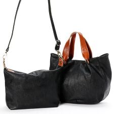 サライ(sarai)のカウレザー×合成皮革 3wayハンドバッグ