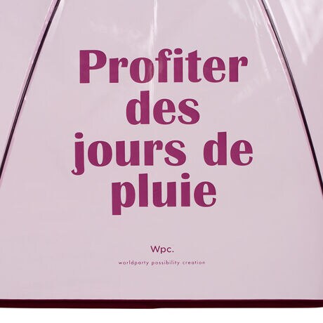ﾋﾞﾆｰﾙ傘 ﾌﾚﾝﾁﾜｰｽﾞ 長傘 軽くて丈夫で持ちやすい ジャンプ傘 レディース雨傘 W P C Wpc P278 01 ファッション通販 マルイウェブチャネル