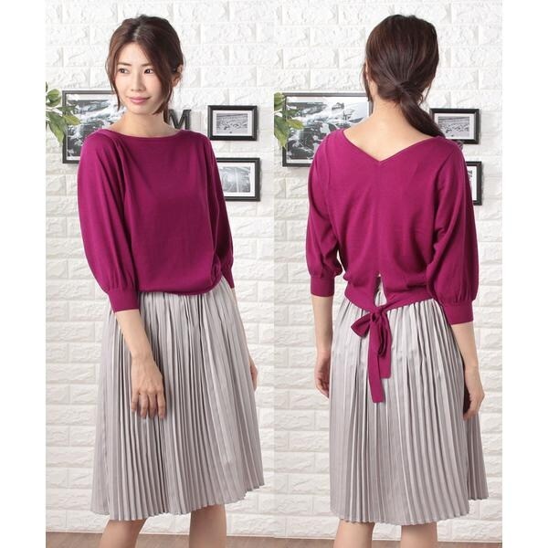 ルルウィルビー ショルダーリボンミニタンクプルオーバー Loulou