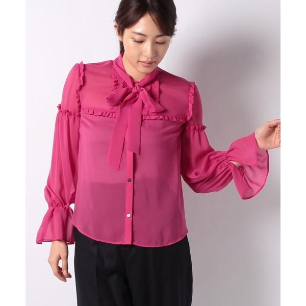 シルキーシフォンタイブラウス | ルルウィルビー(LOULOU WILLOUGHBY