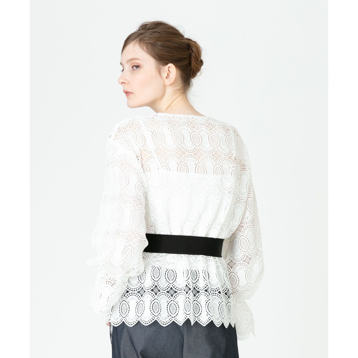 ルルウィルビー☆ケミカルレースジャケット　サイズ2 LOULOU WILLOUGHBY】ケミカルレースジャケット | ルルウィルビー