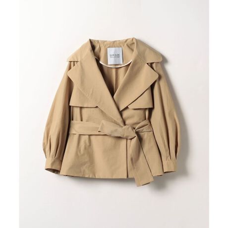 LOULOU WILLOUGHBY】パフスリーブショートトレンチコート | ルル  