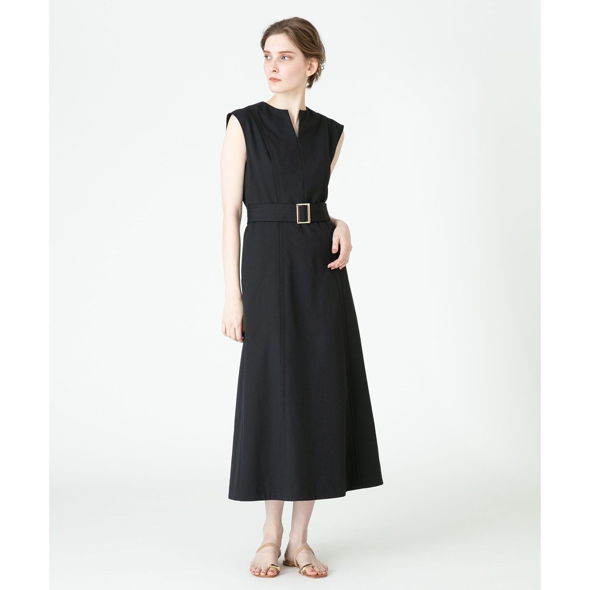 allureville × otona MUSE】サイドタックナローワンピース