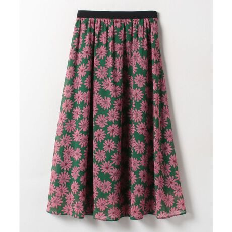 LOULOU WILLOUGHBY】ジョーゼットフラワープリントスカート | ルル  