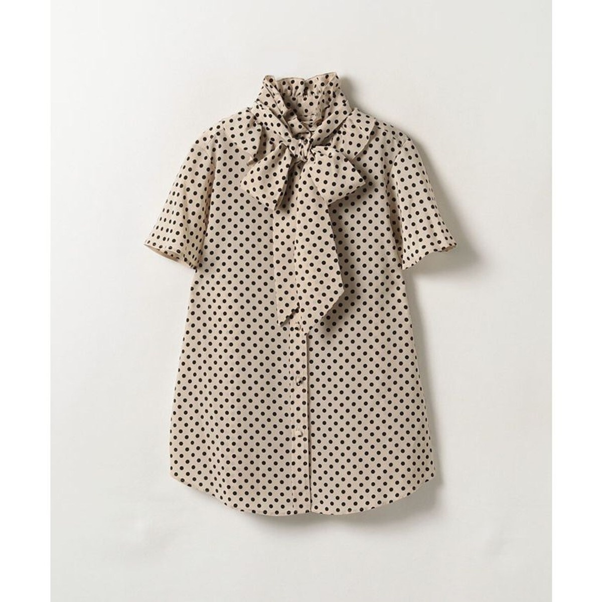 LOULOU WILLOUGHBY】◇ デシンドットフレアスリーブブラウス