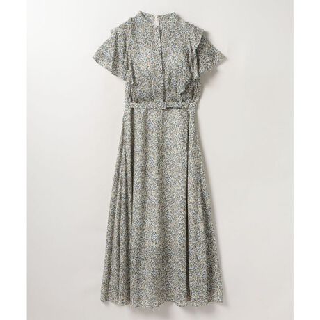 イペカシルエットフラワーフリルワンピース | アルアバイル  