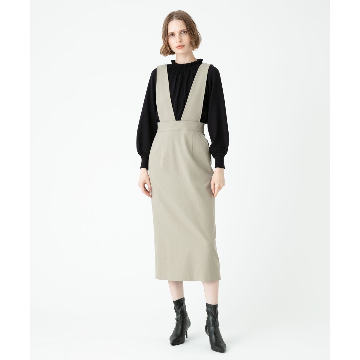 デタッチャブルサスペンダースカート　allureville デタッチャブルサスペンダースカート | アルアバイル(allureville