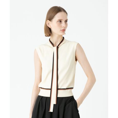 LOULOU WILLOUGHBY】トリコカラーボウプルオーバー | ルルウィルビー  