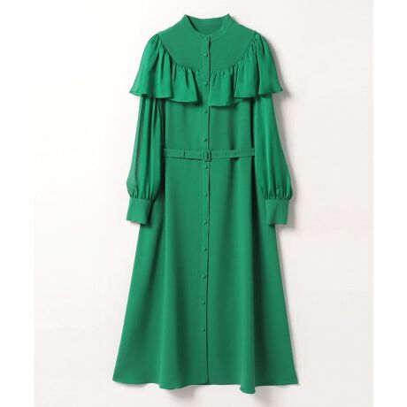 LOULOU WILLOUGHBY】ヨークケープワンピース | ルルウィルビー(LOULOU  