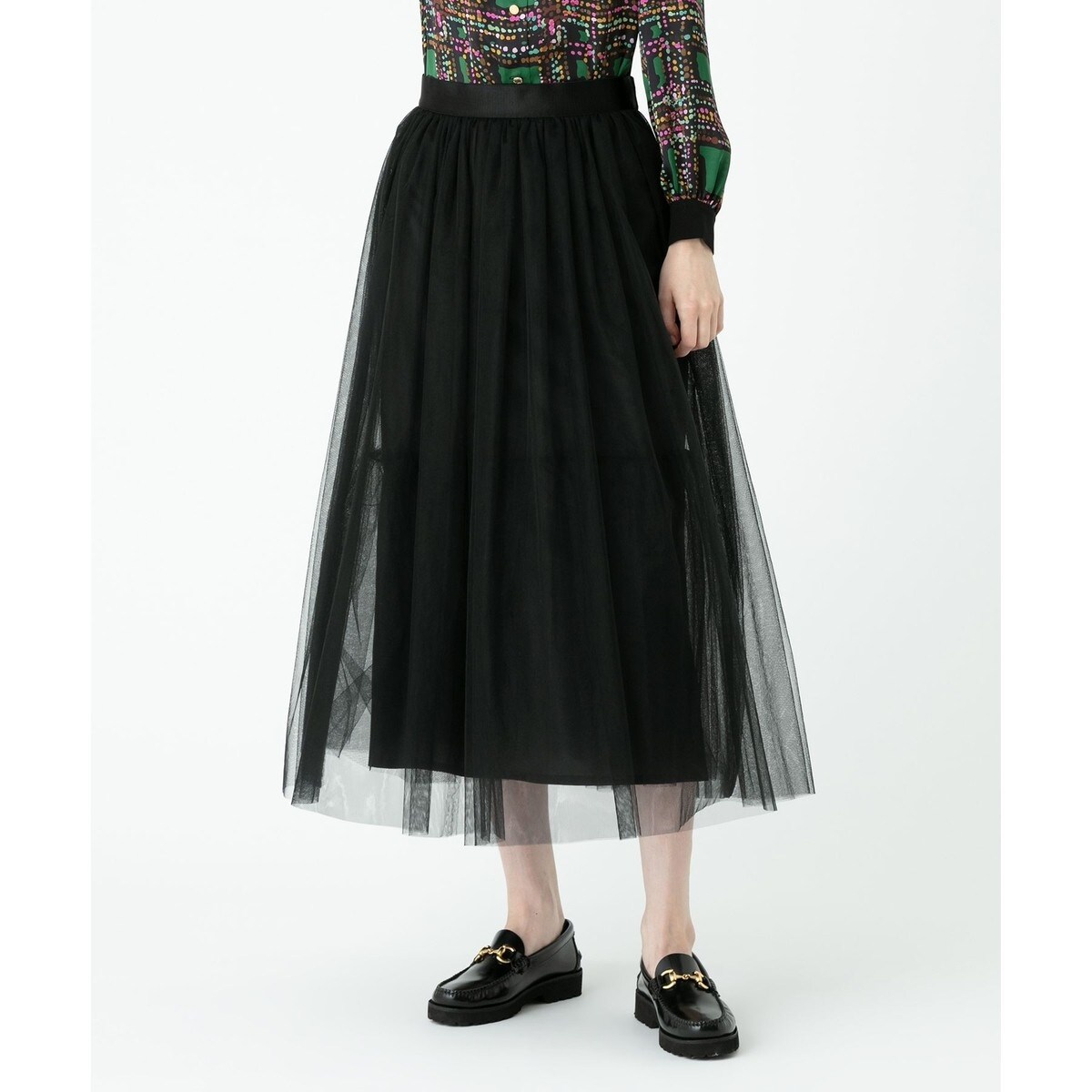 LOULOU WILLOUGHBY】チュールギャザースカート | ルルウィルビー