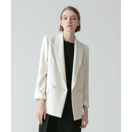 マットストレッチダブルブレストジャケット | アルアバイル  