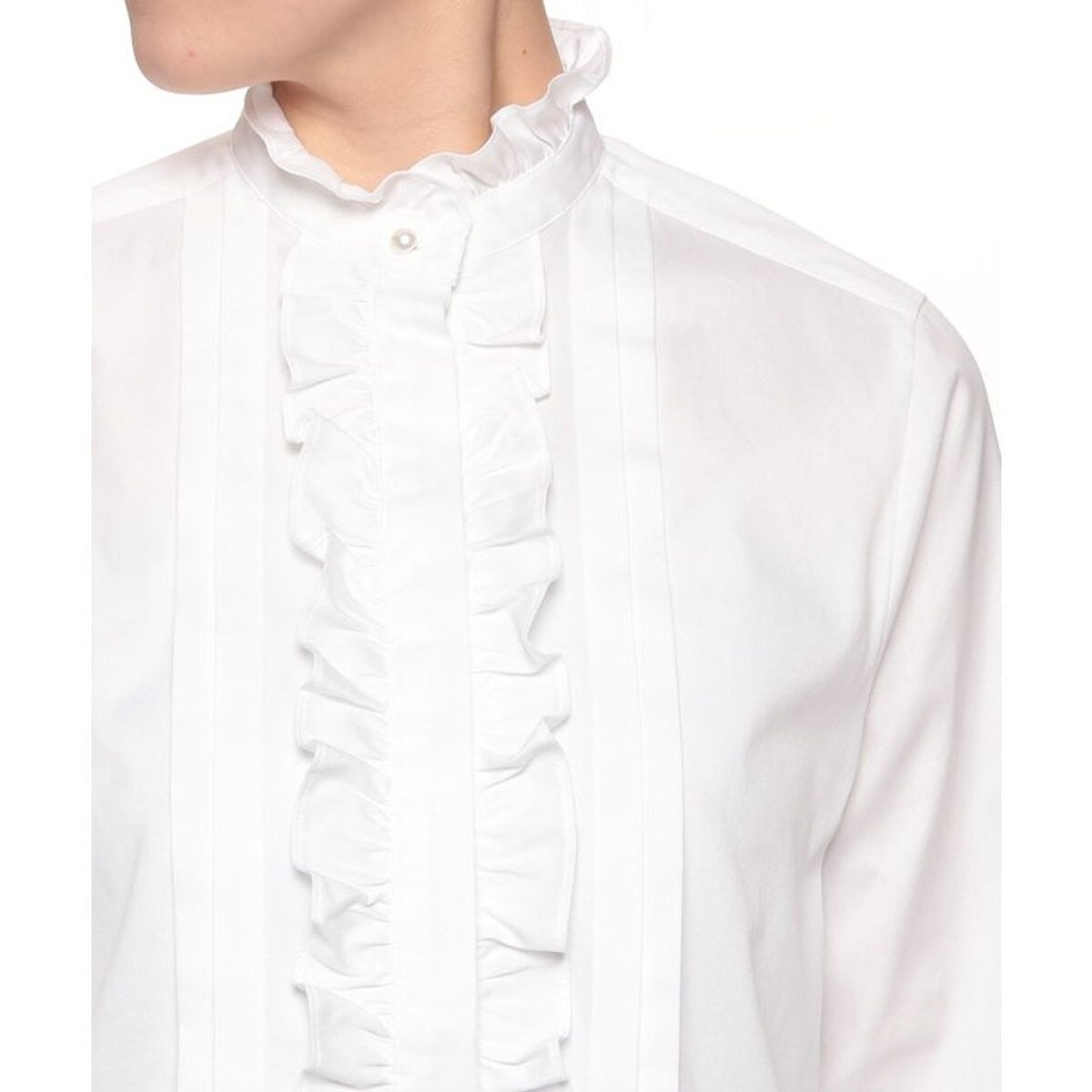 オックススタンドフリルシャツ | アルアバイル(allureville) | マルイ