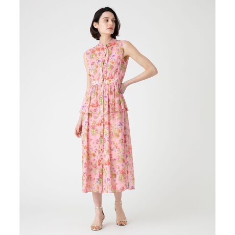 LOULOU WILLOUGHBY】ボタニカルティアードワンピース | ルルウィルビー  