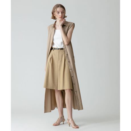 allureville × CLASSY.ONLINE】サイドタックシャツワンピース 