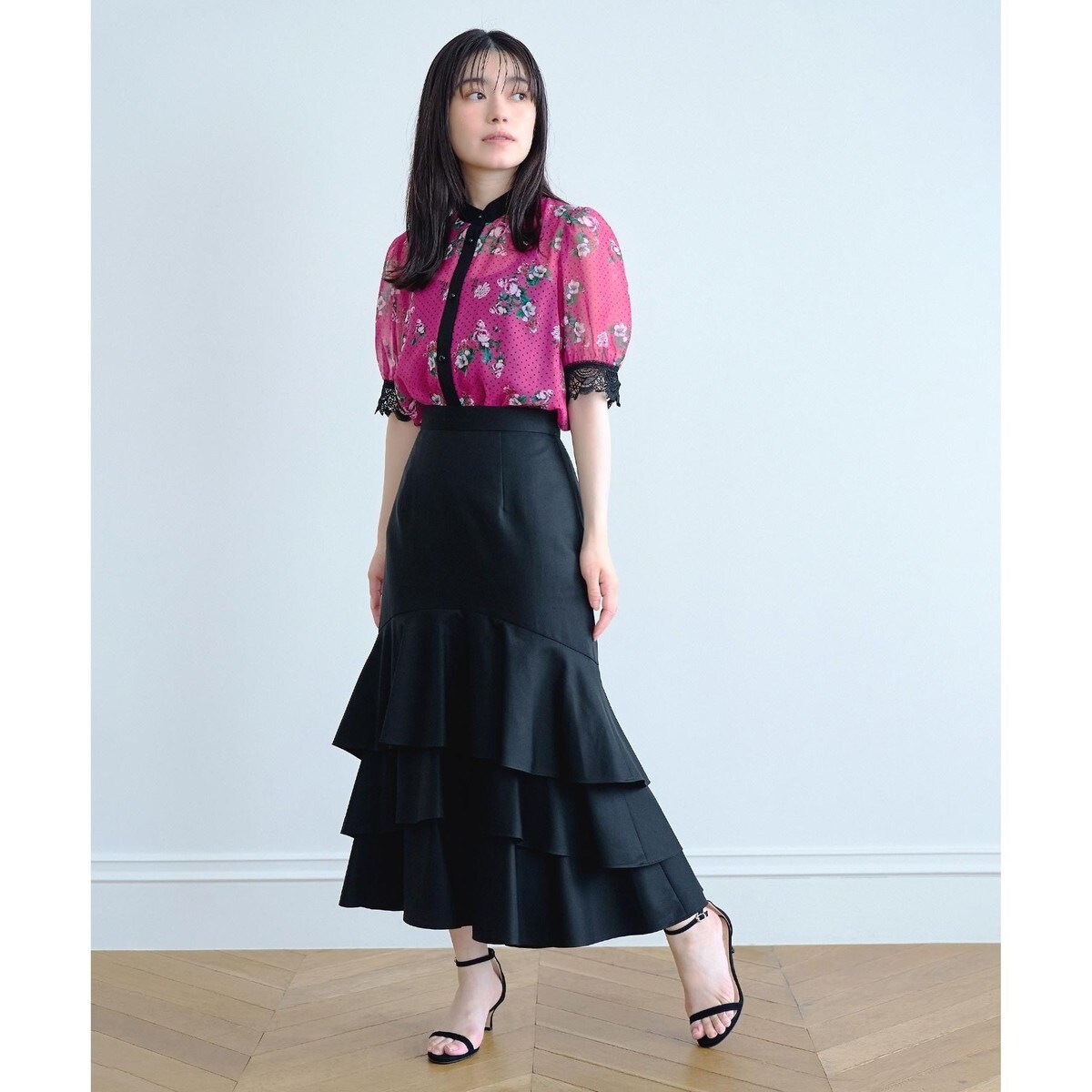 LOULOU WILLOUGHBY】コットンダブルクロススカート | ルル