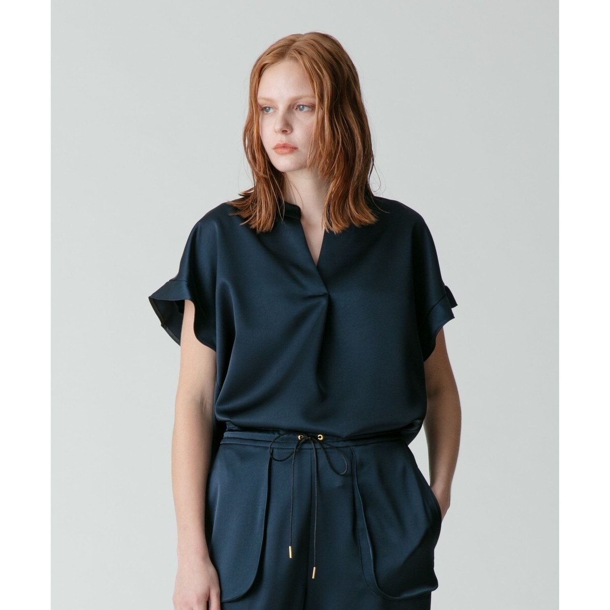 スキッパーステップヘムブラウス | アルアバイル(allureville