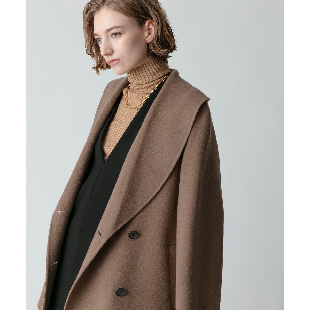 アルアバイル ルルウィルビー リングツイードステンカラー