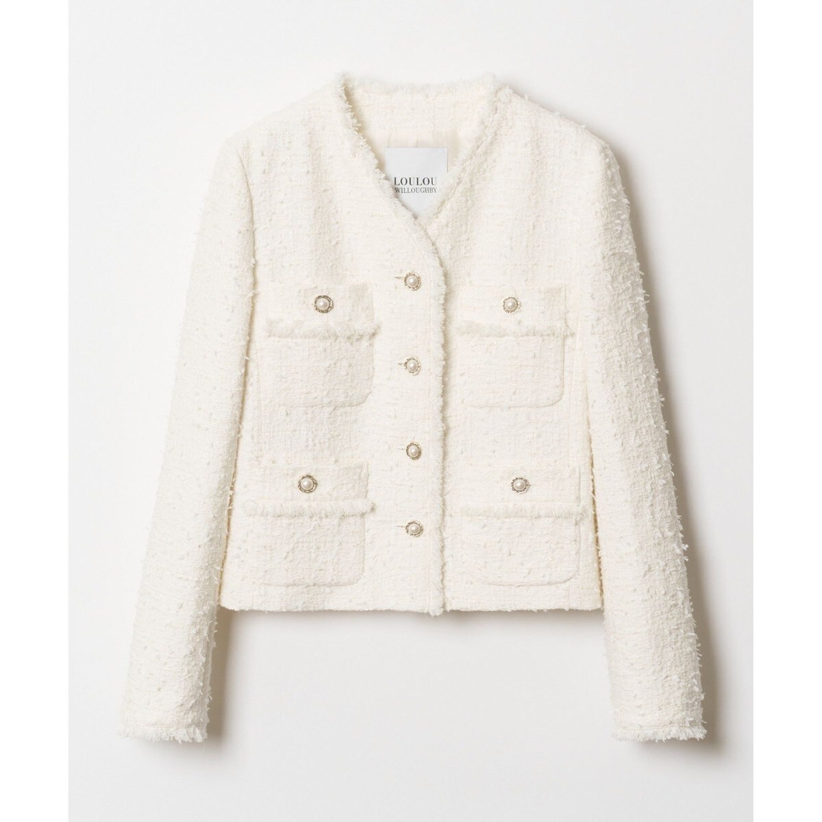 LOULOU WILLOUGHBY】パピヨンツイードジャケット | アルアバイル