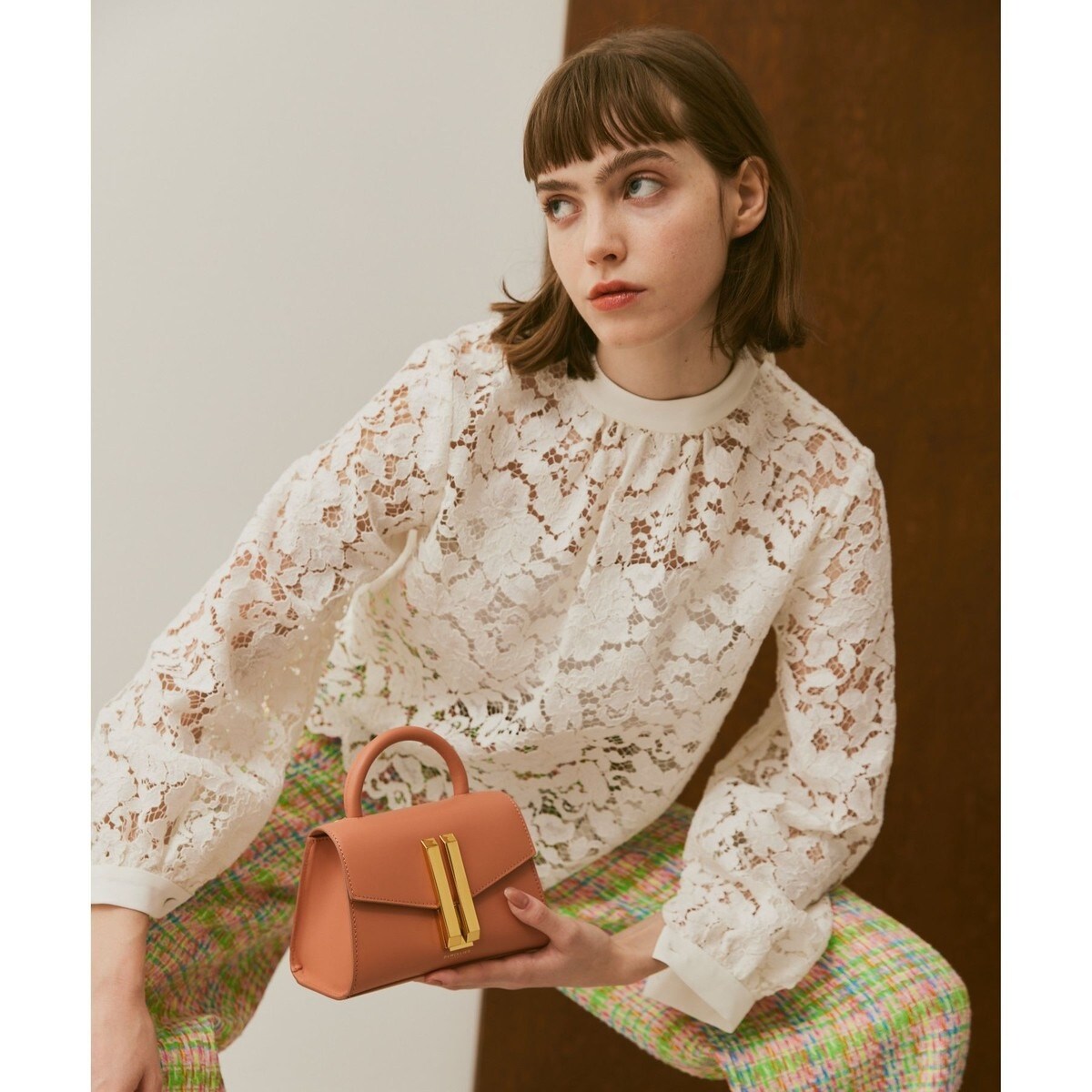 LOULOU WILLOUGHBY シルキーリボンブラウス ルルウィルビーLOULOU