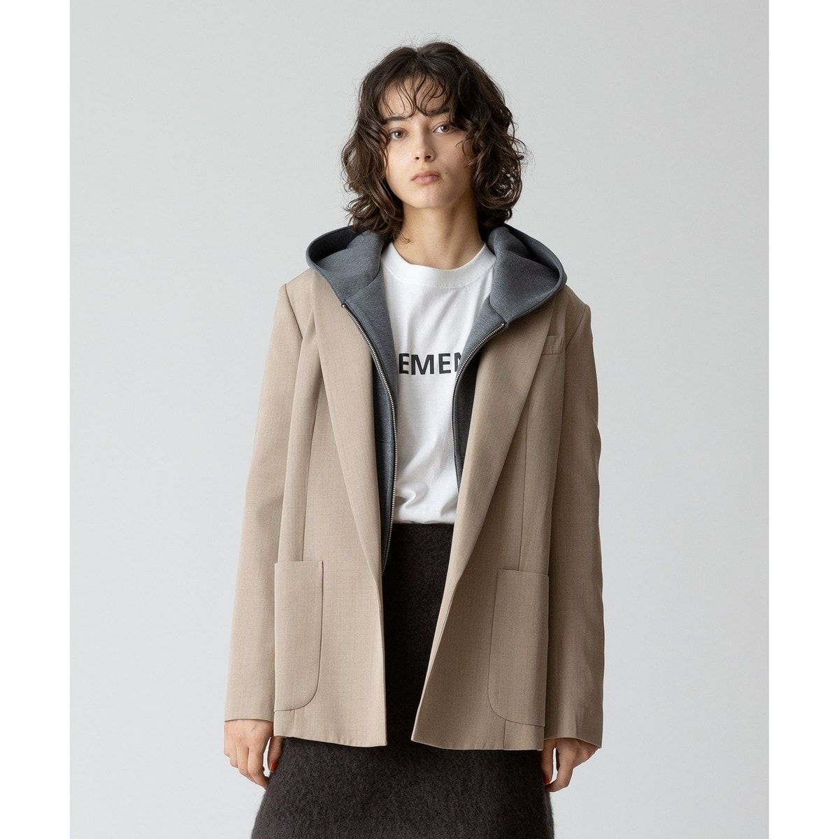 リオペルカラーチェックダブルジャケット | アルアバイル(allureville