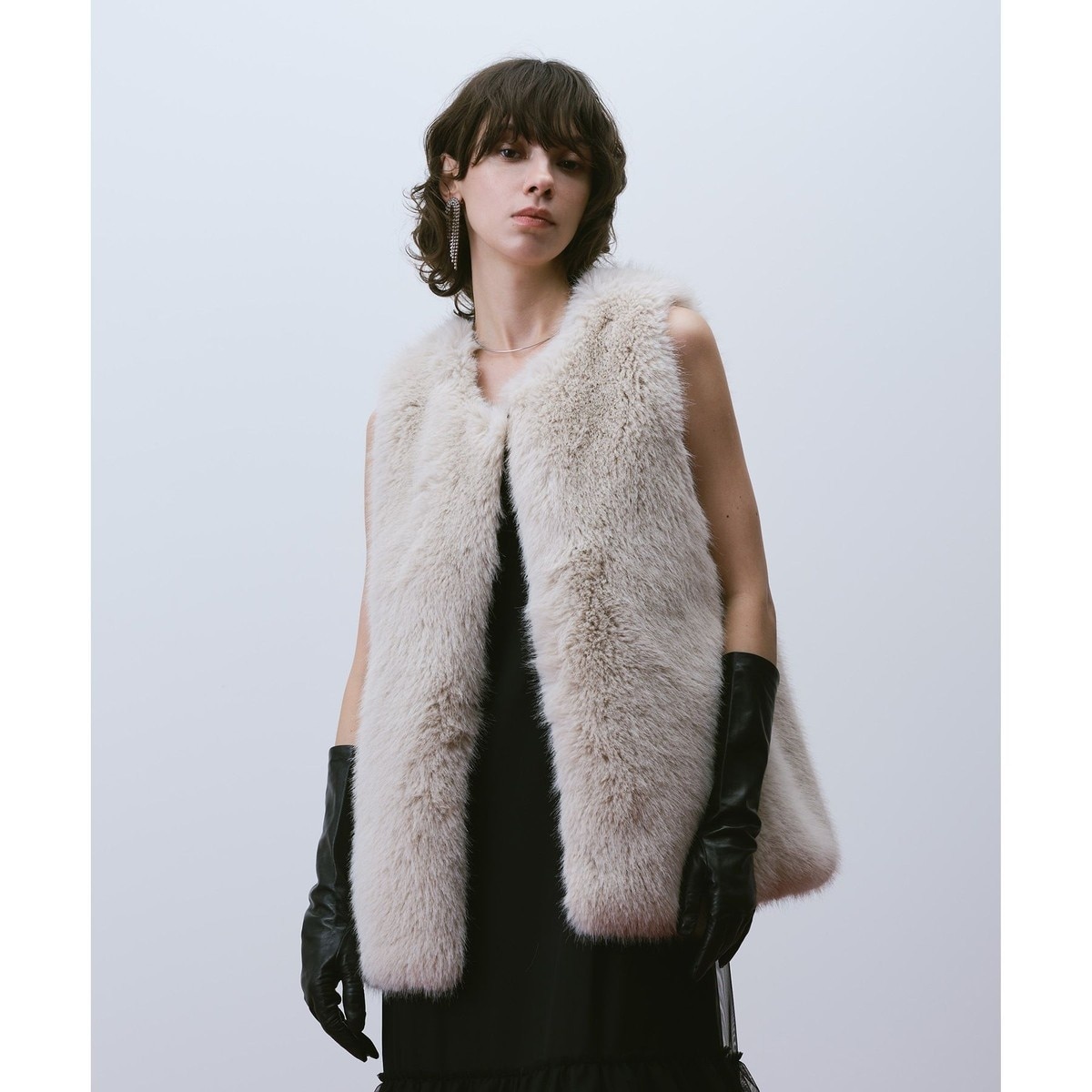 ショートビーバーファネルネックコート | アルアバイル(allureville