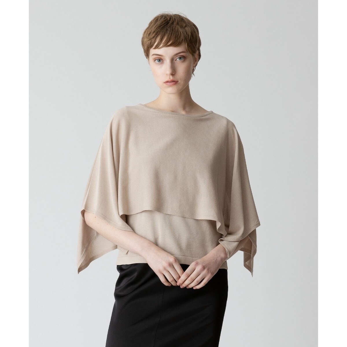 レイヤードペプラムチュニック | アダムエロペ(ADAM ET ROPE