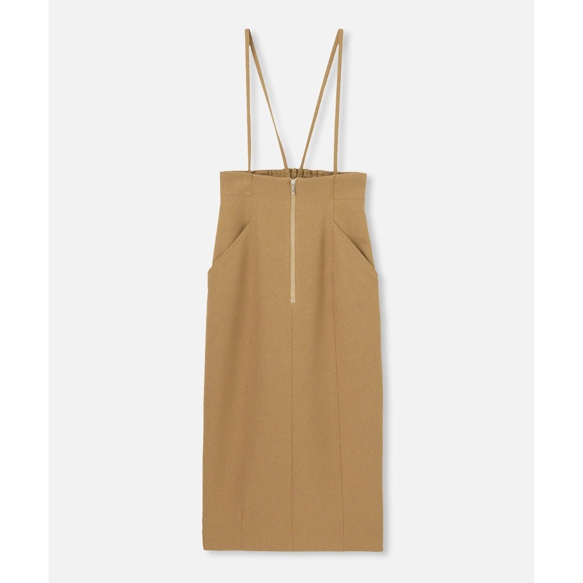 allureville フロントジップサスペンダースカート アルアバイル フロントジップサスペンダースカート | アルアバイル(allureville