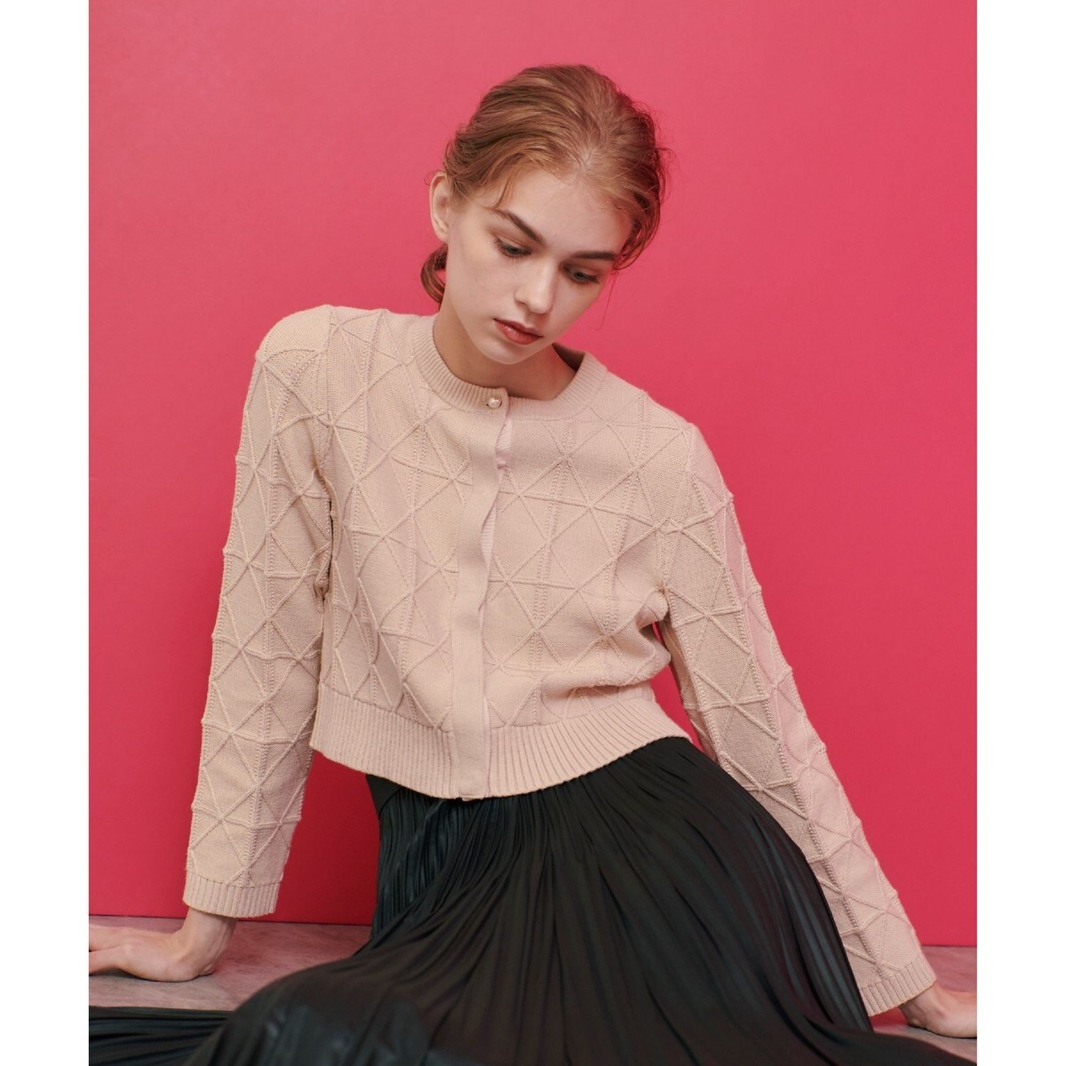 LOULOU WILLOUGHBY】バードゲージカーディガン | ルルウィルビー