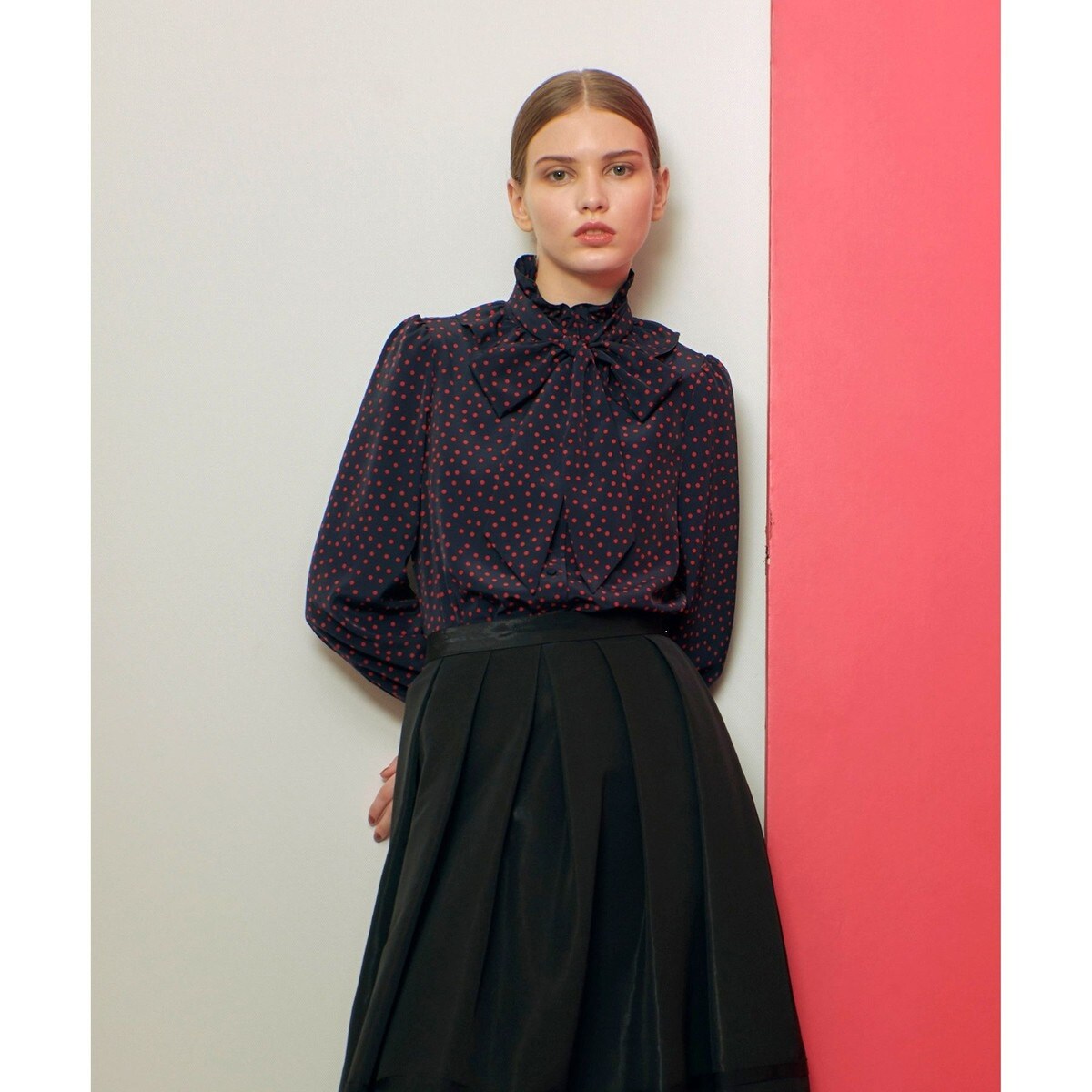 LOULOU WILLOUGHBY】ヴィーナスデシンドットブラウス | ルルウィルビー