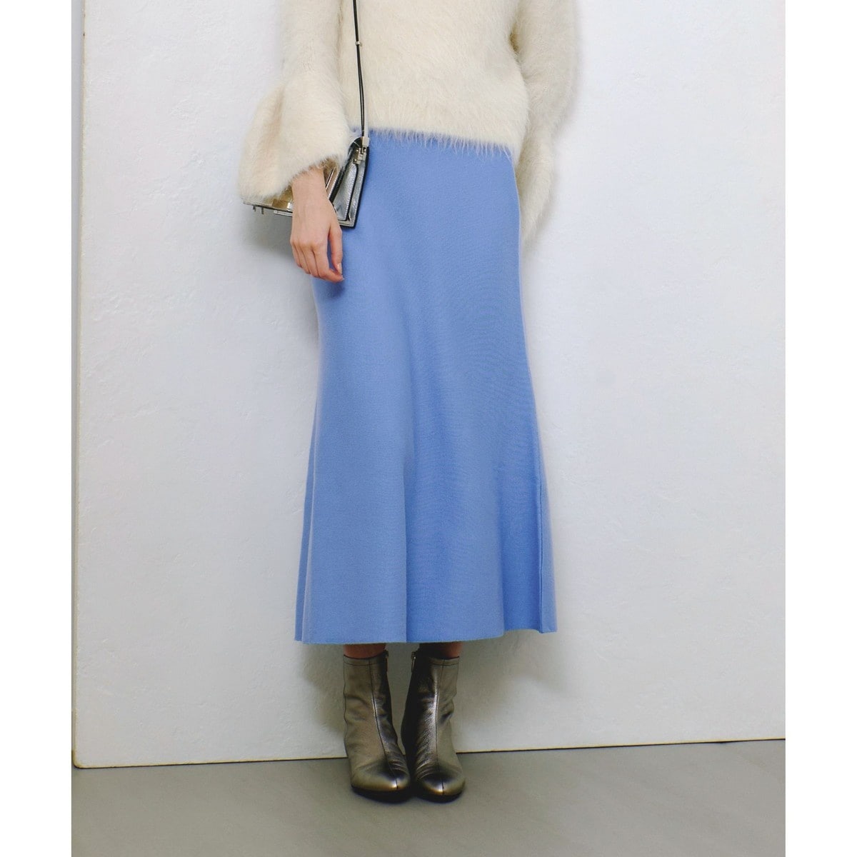 セットアップ対応可能】ウール混Wフェイスナローマーメイド