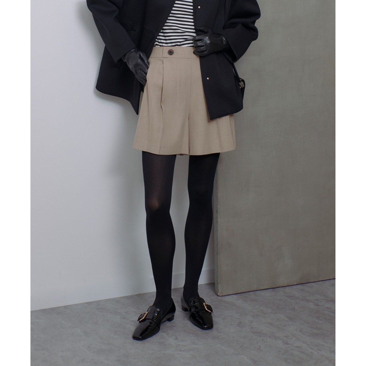NOBLE TW タックショートパンツ TWタックショートパンツ（ショート・ハーフパンツ）｜NOBLE