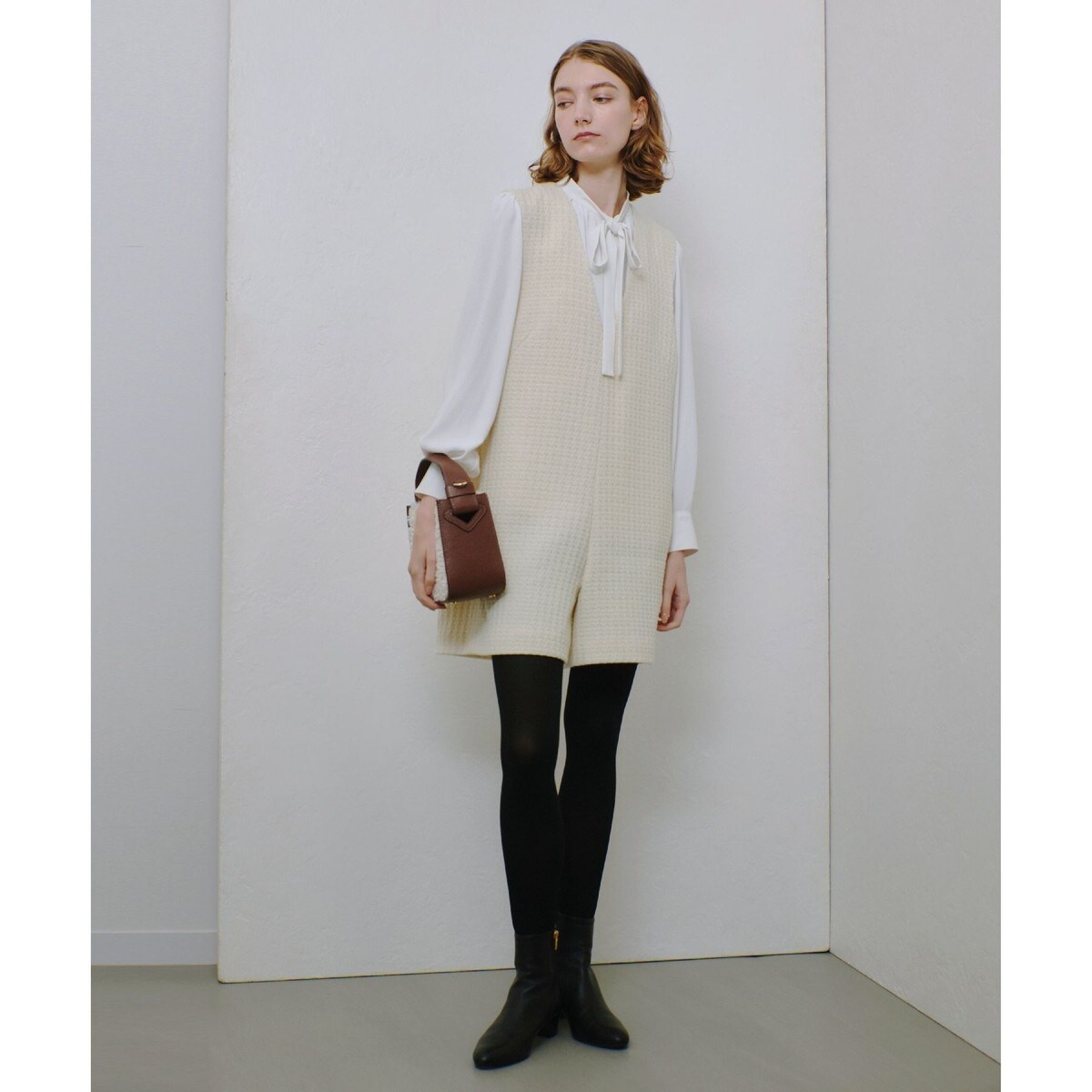 【新品未使用】アルアバイル ウールロービングコンビネゾン ウールロービングコンビネゾン|allureville OFFICIAL SITE