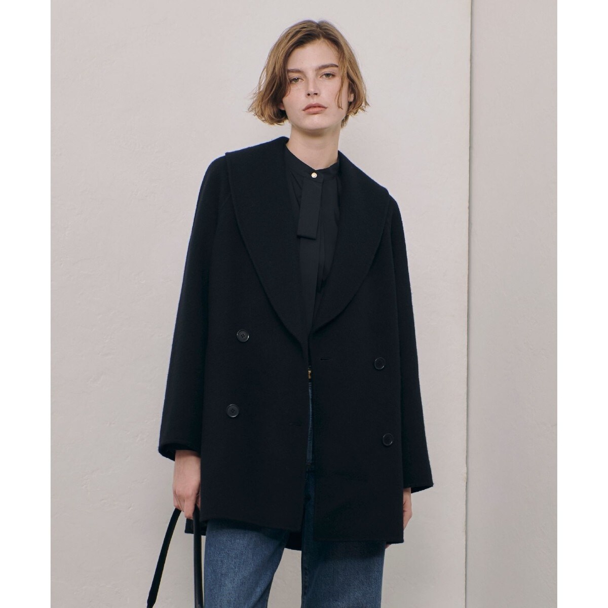 リバーショールカラーミドルタケコート | アルアバイル(allureville