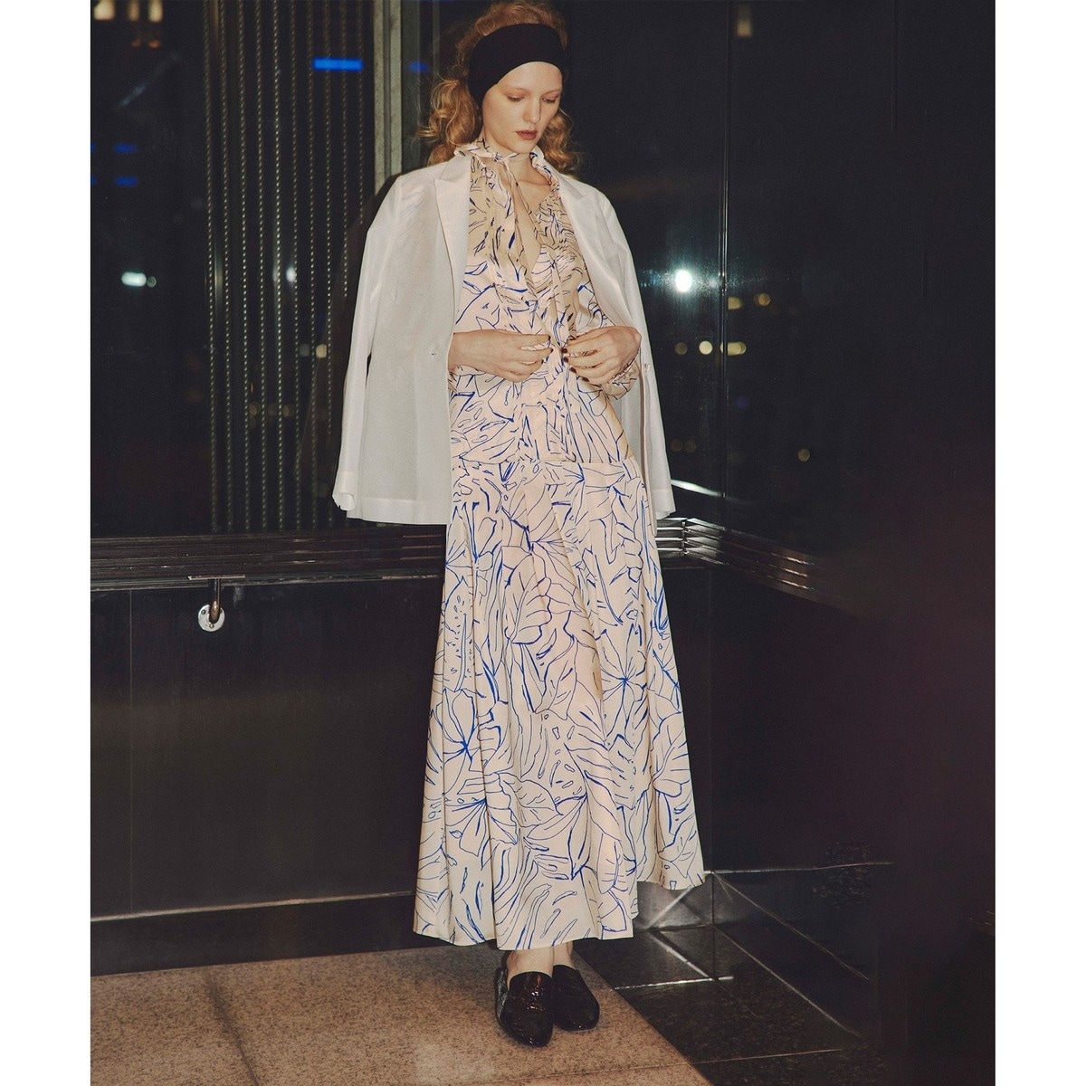 ミルキーシアースタンドカラーパーカーブルゾン | ノーブル(Noble