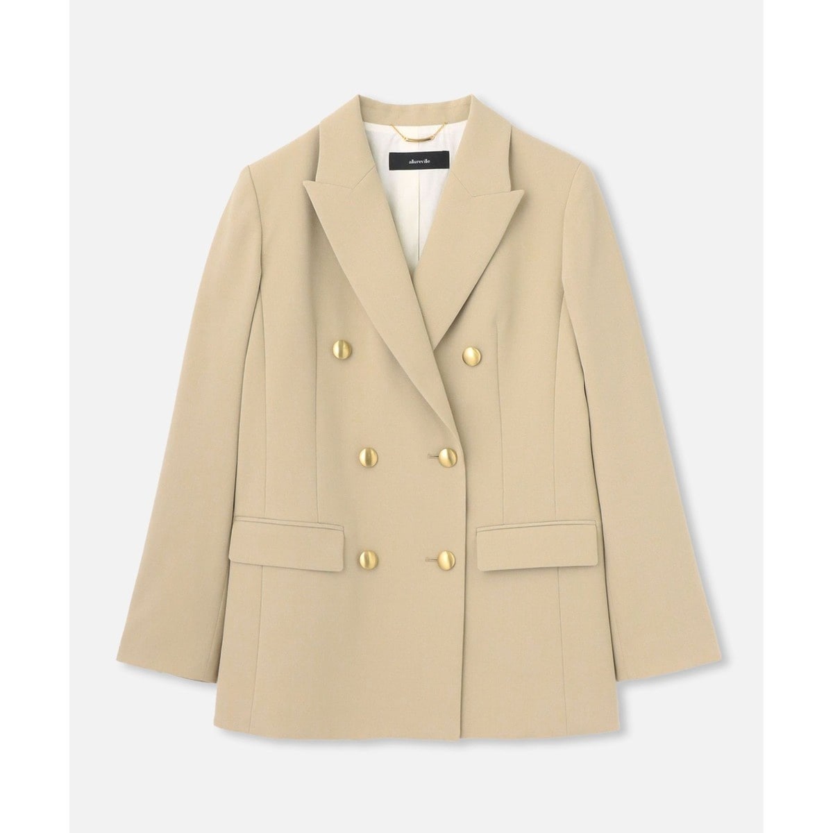 美品♡アルアバイル リオペルカラーチェックダブルジャケット S 美品♡アルアバイル リオペルカラーチェックダブルジャケット S