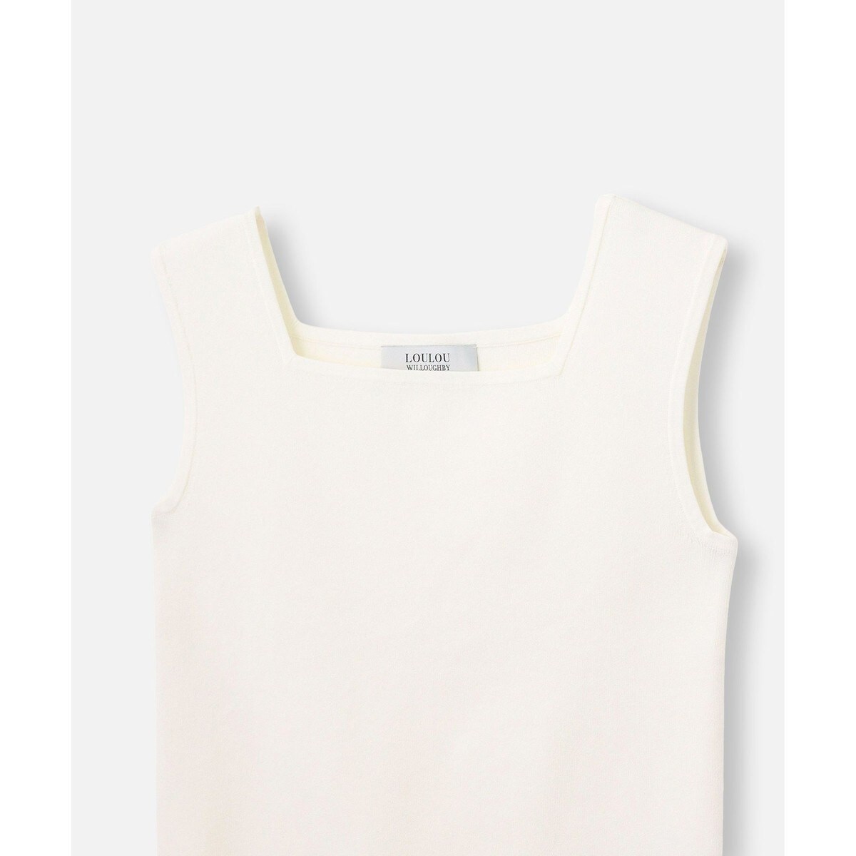 ◇【LOULOU WILLOUGHBY】スクエアタンク