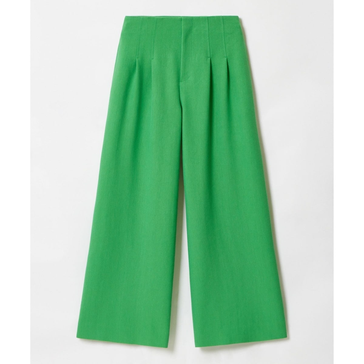 LANVIN COLLECTION / ランバン コレクションタックワイドパンツ ツイードタックパンツ|LANVIN en Bleu | LANVIN en Bleu