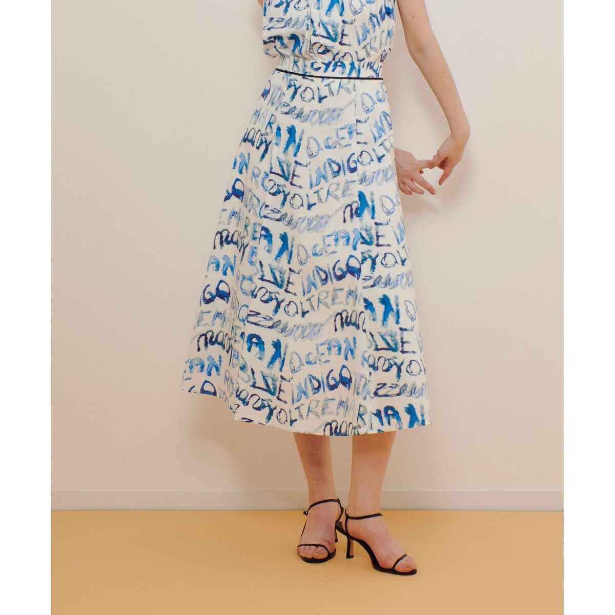 25SS 新品タグ★allureville PONTOGLIOフレアスカート S allureville スカート PONTOGLIOフレアスカート : ZOZOTOWN