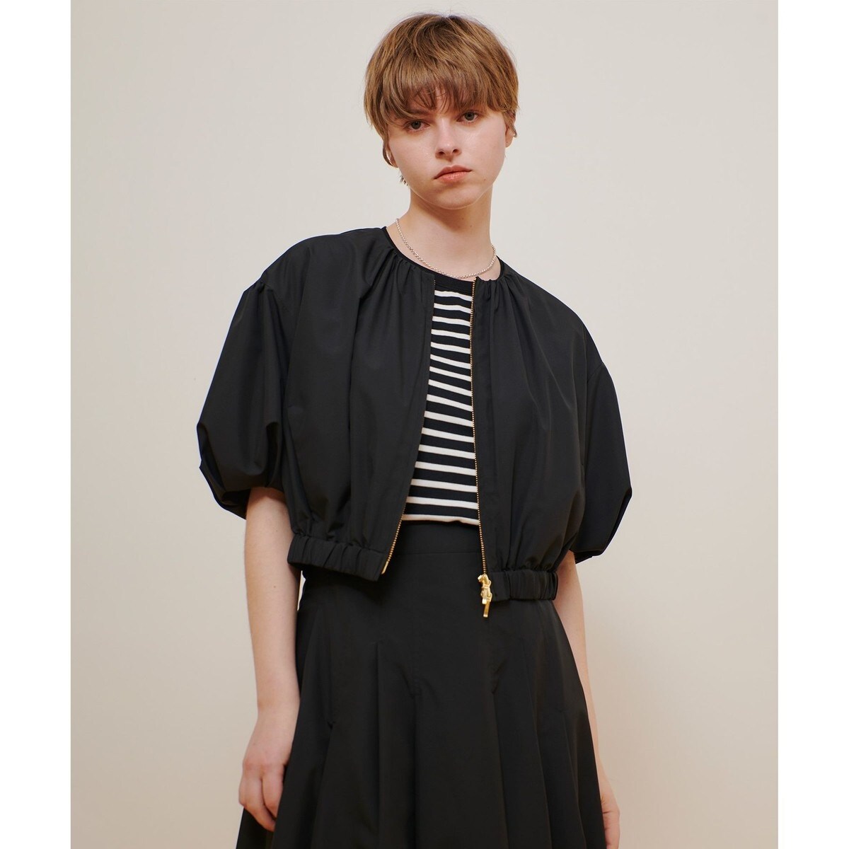 【新品】イエナ　ライトナイロンフーデットショートブルゾン レディスブルゾン(《追加》ライトナイロンフーデッドショート