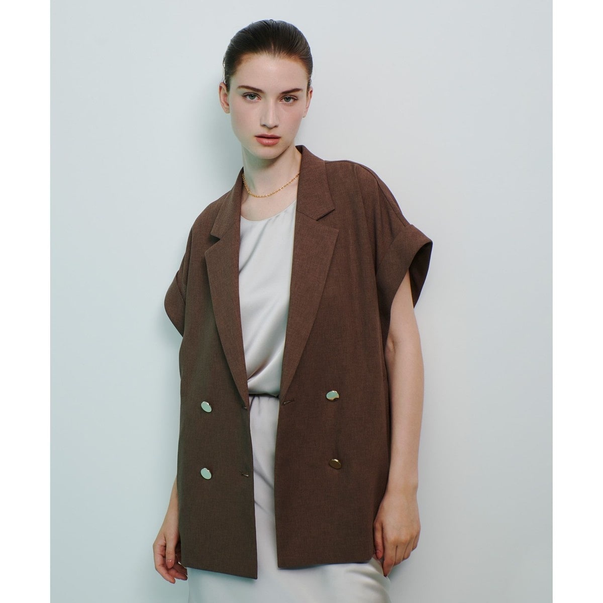 ショートビーバーファネルネックコート | アルアバイル(allureville