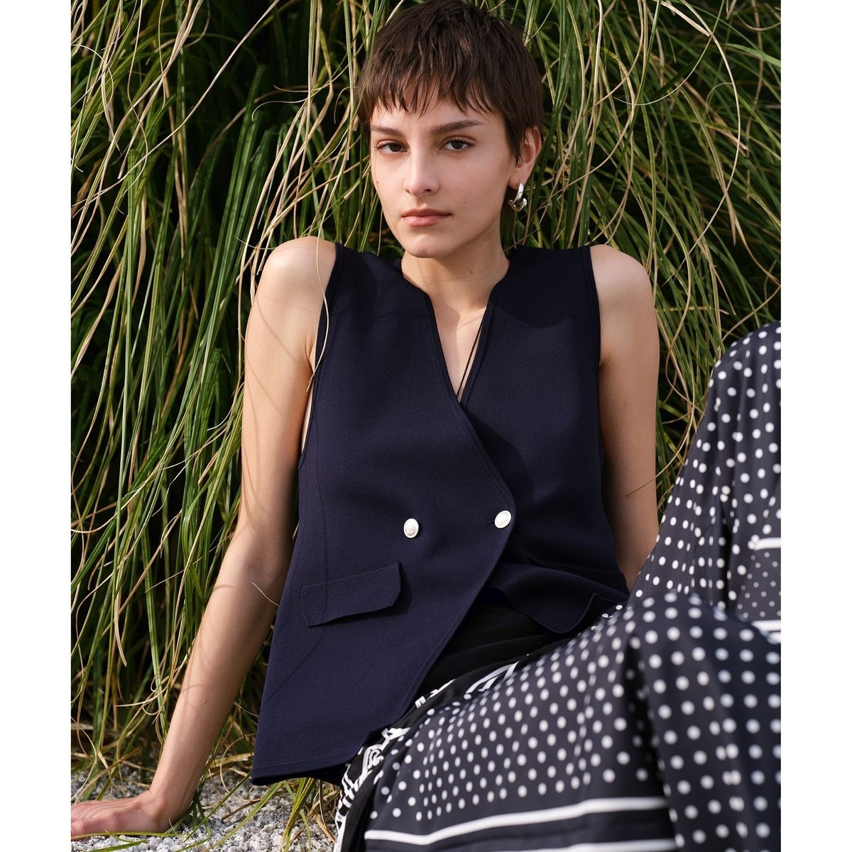【新品・未使用】アルアバイル　フィッシュネットニットジャケット フィッシュネットニットジャケット|allureville OFFICIAL SITE