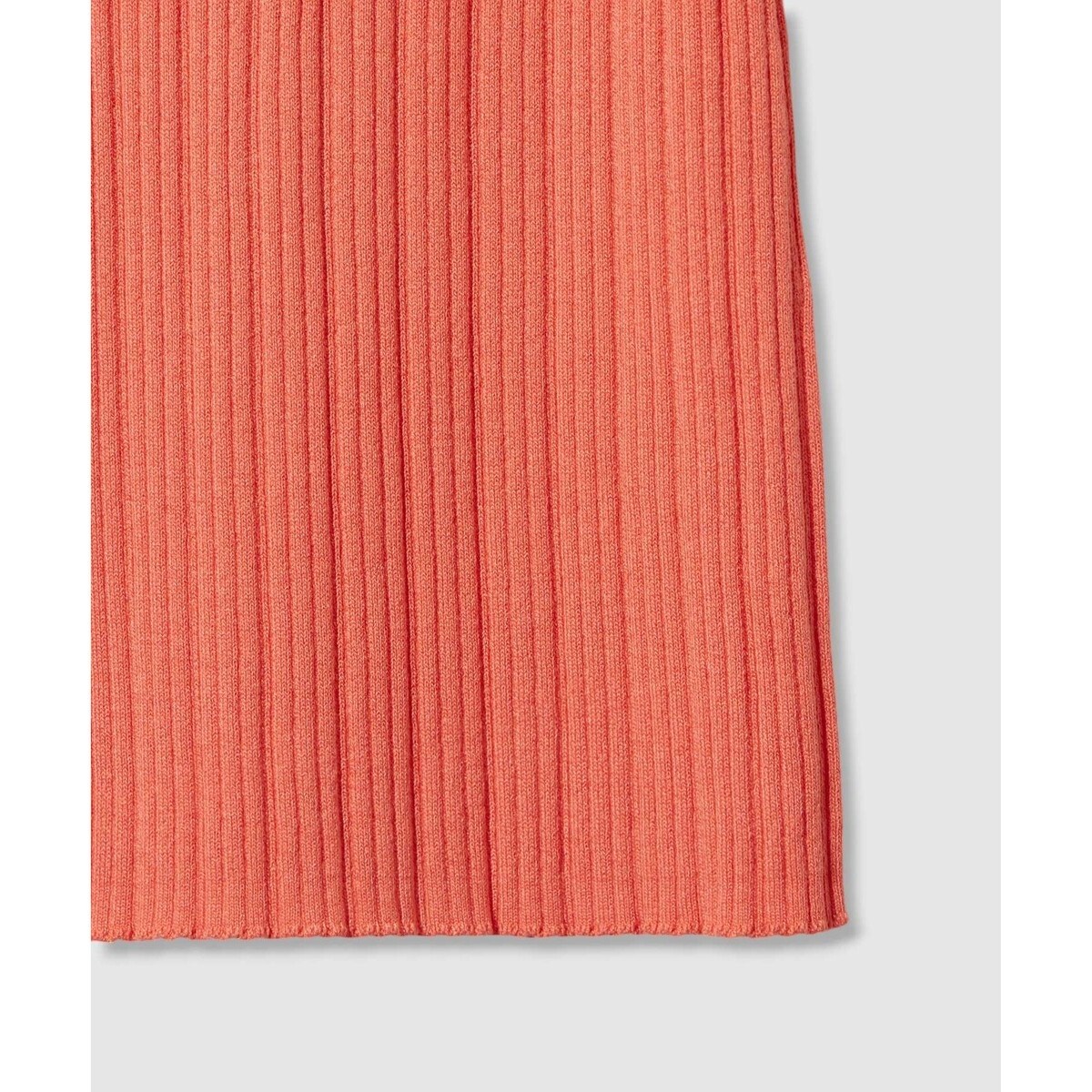 LOULOU WILLOUGHBY】ハーフチューブラーリブニット